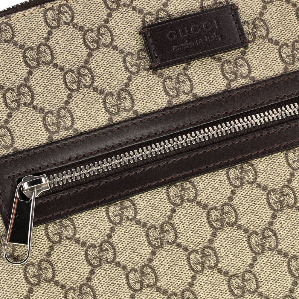 Gucci Web Strap Front Zip Messenger Bag #258207G10B - Picture 7 of 8